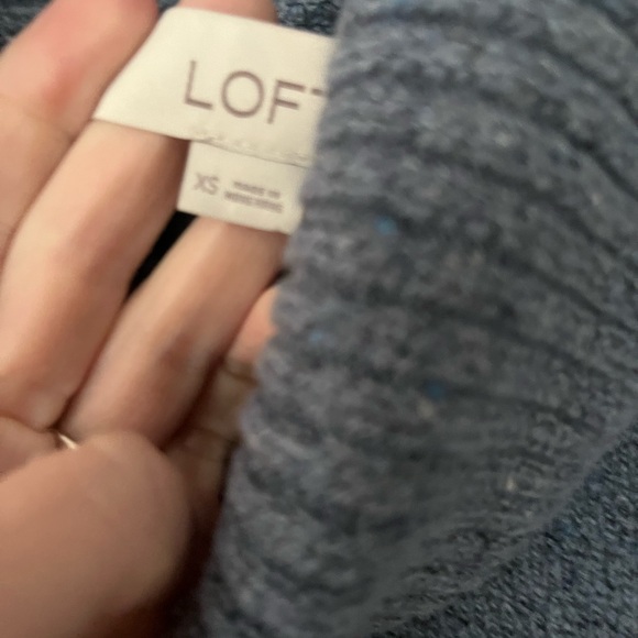 LOFT Sweater Poncho - Picture 2 of 3